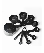 10pcs Black Plastic Measuring Spoon Set Precision Baking Cooking Tools - $12.01 CAD