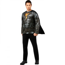 Black Adam Costume Top Black - £32.03 GBP