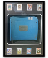 ORIGINAL LOS ANGELES DODGERS STADIUM SEAT WITH CARDS CUSTOM FRAMED COA - £1,039.07 GBP