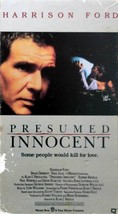 Presumed Innocent [VHS 1993] 1990 Harrison Ford, Brian Dennehy, Raul Julia - £1.79 GBP