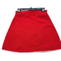 Sandro Violette Beaded Trim Mini Skirt Rouge Size 38 US 6 New with tags - $1,384.02 MXN