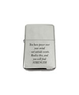 Lighter You Have The Power Over Your Mind Marcus Aurelius Chrome L1 - $368.51 MXN
