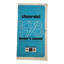Vintage 1978 Chevrolet Chevy Owner Operator Manual 460292 B - $279.65 MXN