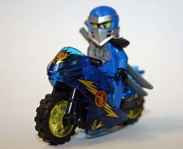 Jay Walker Ninjago with Motorcycle Building Minifigure Bricks US - £7.28 GBP