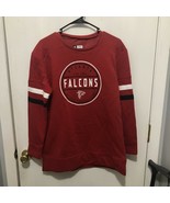 NWT Atlanta Falcons NFL Team Apparel Women&#39;s Red Fleece Sweatshirt SZ Me... - €13,85 EUR