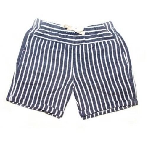 Faded Glory Girls Pull On Shorts Blue Sapphire Stripe Size SMALL 6-6X NEW - $9.74