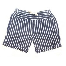 Faded Glory Girls Pull On Shorts Blue Sapphire Stripe Size SMALL 6-6X NEW - £7.09 GBP