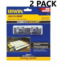 2 Irwin Quick-Grip Bar Clamp Couplers For Irwin Medium-Duty 300LB Clamps... - £31.31 GBP