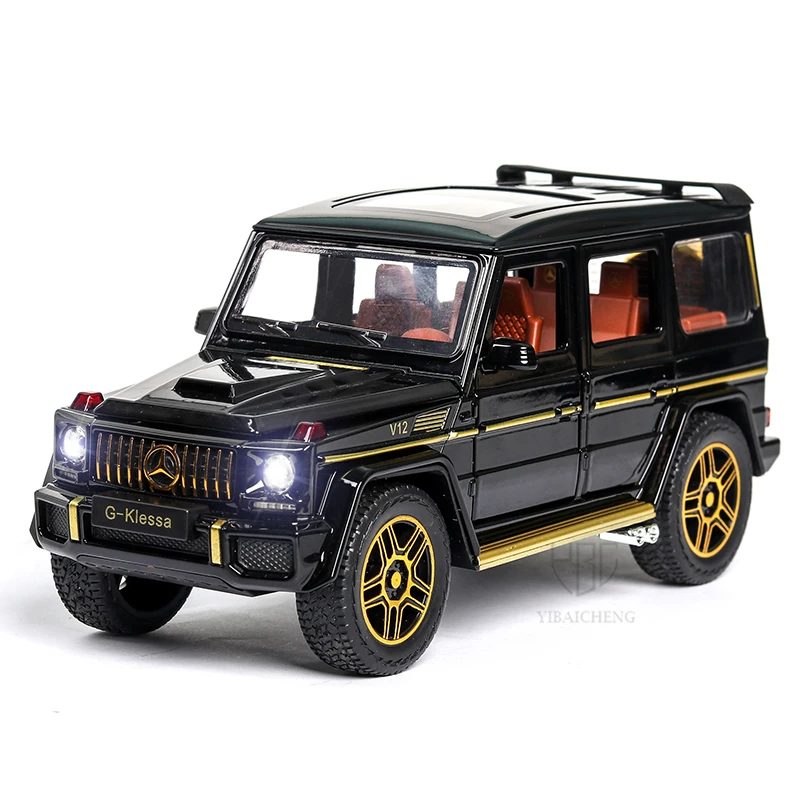 Play 1/24 G63 Alloy Car Models Diecasts Vehicles Toy 6 Door Opened G-ClA Simulat - £55.45 GBP