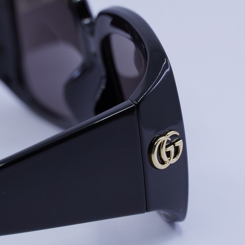 Gucci GG1402SA 001 Black/Grey 55-15-135 Sunglasses New Authentic Item image 5