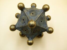 Custom made resin replica of Roman icosahedron. Natural size. Decor - 3D... - $920.81 MXN