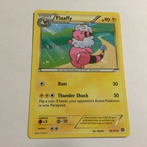 2016 Flaaffy Uncommon Stage 1 Pokemon Card 39/114 - $51.20 MXN
