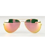 *Ray Ban Aviator Sunglasses RB3026 Gold Frame Mirror Lenses 62mm - $737.56 MXN
