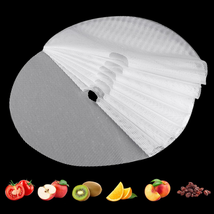 (8 Pack) round Silicone Dehydrator Sheets, Dostk Premium Non Stick Silicone Mesh - £11.14 GBP