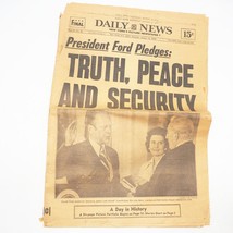 Newspaper New York Daily News President Ford August 10 1974 - £46.40 GBP