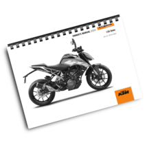 KTM 2020 - 125 DUKE - OWNERS MANUAL USER GUIDE - $49.99