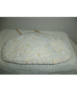 Vintage Beaded Sequins &amp; Pearls Evening Bag - $950.15 MXN