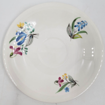 Hall Hallcraft Eva Zeisel Bouquet 6 1/2&quot; Saucer Floral Made in USA - £9.57 GBP