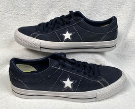 Converse Cons Navy Blue White Star Sneaker Lunarlon Mens 8 Womens 10 157874C - £68.12 GBP