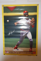Vintage 1990 McDonalds Coca-Cola MLB St. Louis Cardinals Jose Oquendo Poster NIP - £14.07 GBP