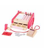 Hape Checkout Wooden Register Pretend &amp; Play Role Play Set with Accessories - £15.68 GBP