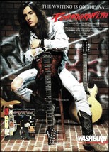 Extreme Nuno Bettencourt Washburn KC40 &amp; EA4012 guitar ad 1990 advertisement - £3.31 GBP