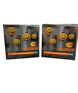 Happy Halloween Pumpkin Paper Lantern Led Light Hanging Decor Indoor Set... - €23,50 EUR
