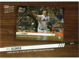 2020 Topps Now #TNR9 Pete Alonso New York Mets ⚾ - £0.70 GBP