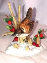 Lenox Porcelain Marsh Wren Bird Figurine 1990 No Box Cottage-core - $24.99