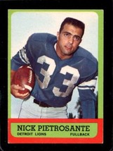 1963 Topps #27 Nick Pietrosante Vg Lions *SBA11926 - £1.52 GBP