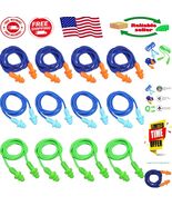 Comfortable Noise-Canceling Silicone Ear Plugs - 12 Pairs for All-Day Wear - $18.59 CAD