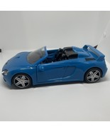 Battat Blue Sports Car. Beautiful Doors Open ! - $15.43