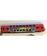 siku 1791  Double-Decker Train  1:87  Metal/Plastic  Red  Graffiti Design - $53.34 CAD