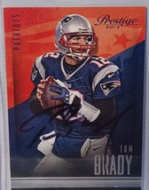 Authenticity Guarantee 
2014 Tom Brady Prestige Patriots Autographed signed C... - £218.63 GBP
