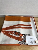 Hermes Shawl Brides de Gala Applique Pique 140 cm Cashmere silk scarf stole 031 - £1,280.00 GBP