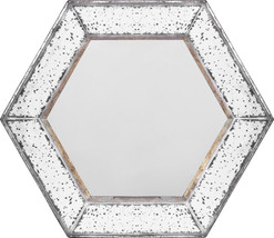 21&quot; Antiqued Octagon Frameless Wall Mirror - £47.88 GBP