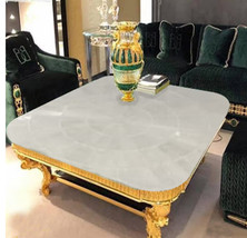 Selenite Top Coffee Table, Square Top Table, Selenite Living Room Table Decors - £336.88 GBP+