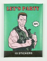 New Ssfc Super Secret Fun Club Commando Movie Let&#39;s Party 10-Sticker Card Pack - £36.94 GBP