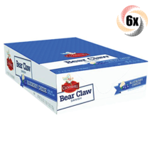 Full Box 6x Packs Cloverhill Bakery Bear Claw Danish Blueberry Cheese 4.25oz - £17.66 GBP