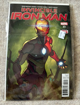 Invincible Iron Man #3 (2017) 1st app. of Riri Williams as Iron Heart Boarded - £12.07 GBP