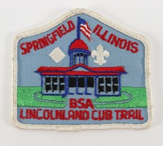 Vintage Springfield Illinois Lincoln Land Cub Trail Boy Scouts BSA Camp Patch - £9.14 GBP