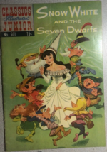 Classics Illustrated Junior #501 Snow White &amp; Seven Dwarfs (1953) Stiff 1st Vg++ - $29.69