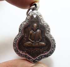 Lord Hanuman Coin Lp Guay Blessed 1978 Thai Strong Protection Amulet 3 Pendant - £61.38 GBP