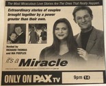 It’s A Miracle vintage Tv Guide Print Ad Richard Thomas Nia Peebles Tpa16 - £4.67 GBP