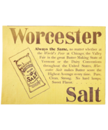 Worcester Salt Worlds Fair 1897 Advertisement Victorian Food Baking ADBN... - $365.23 MXN