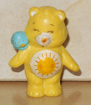 1984 Kenner Care Bears Funshine Bear Mini Pvc Figure Vintage 80&#39;s #1 - £11.33 GBP