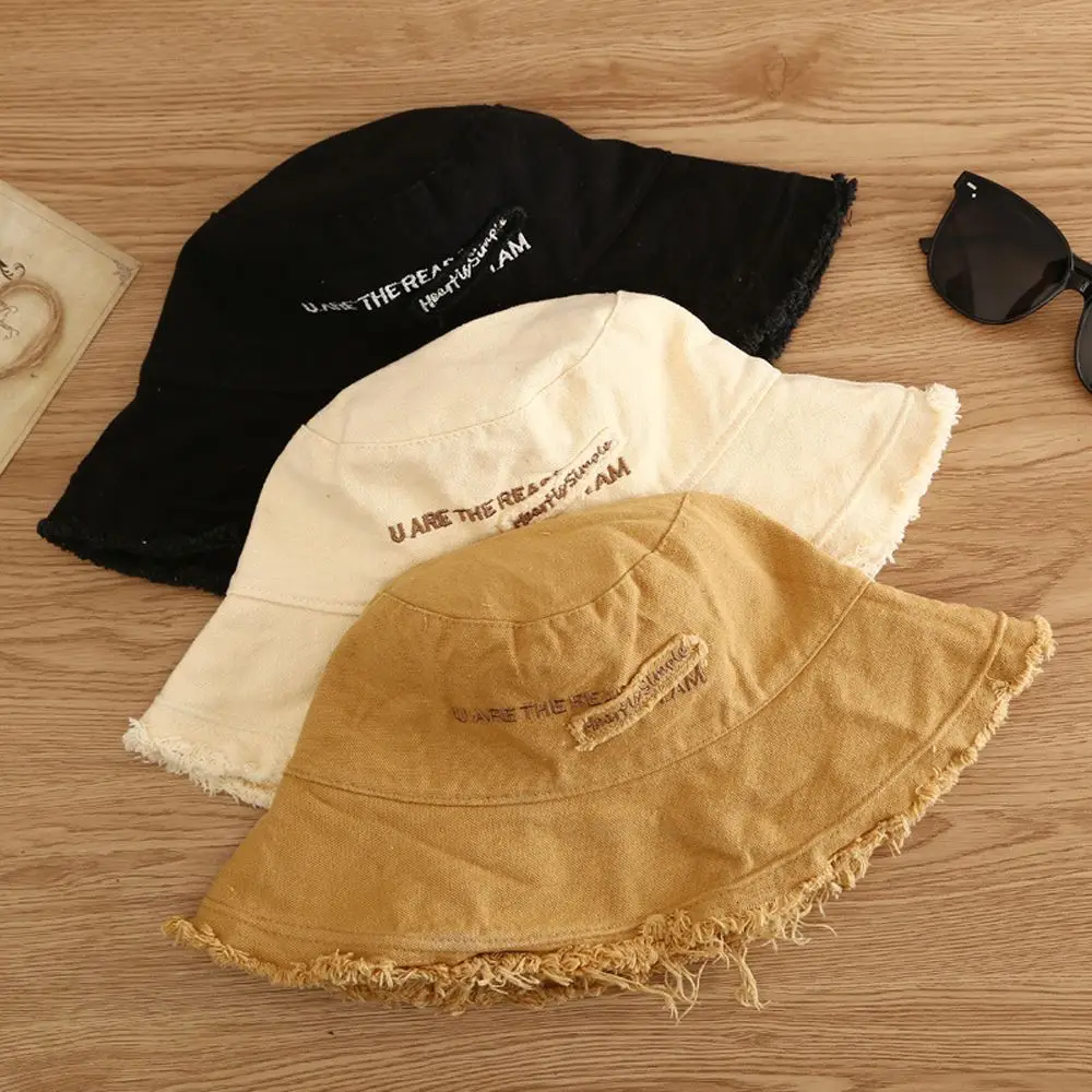 Summer Sport Embroidery Sunshade Soild Color Cotton Female Hat Fashion K... - £12.67 GBP+