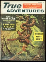 True Adventures Nov 1955-WILD Snake Attack COVER-DRUGS VF/NM - $101.85