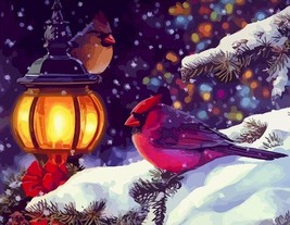 Christmas Cardinals Paint By Numbers - £18.86 GBP