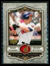 2009 Upper Deck Piece Of History Baseball Card #28 Grady Sizemore Indians - £3.94 GBP